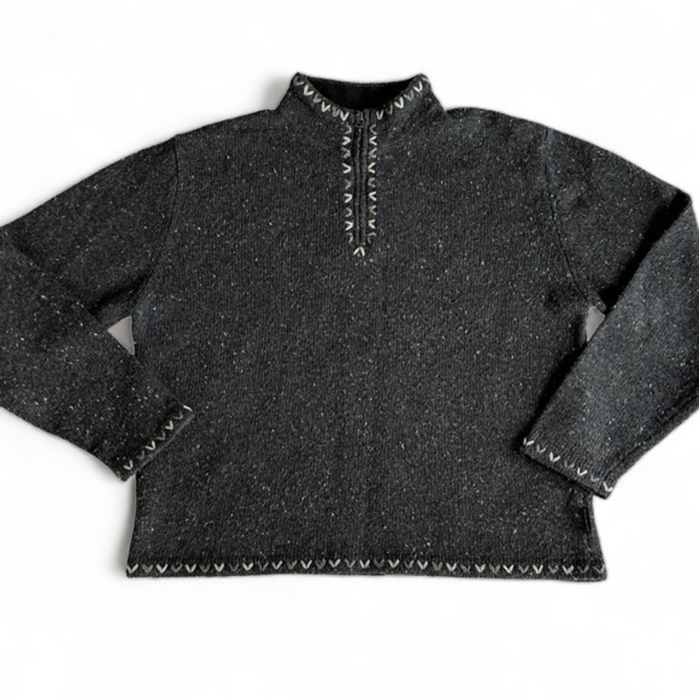 Woolrich 1/4 Zip‎ Pullover Sweater Women’s Size Medium Petite